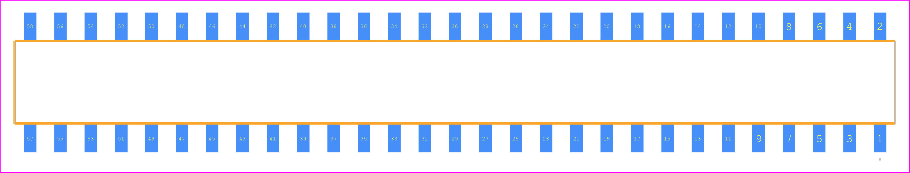 SSM-129-H-DH - SAMTEC PCB footprint - Other - Other - SSM-129-XXX-DH