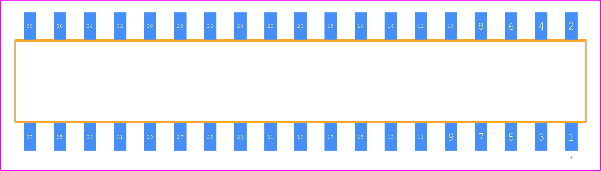 SSM-119-F-DH-TR - SAMTEC PCB footprint - Other - Other - SSM-119-XXX-DH-TR