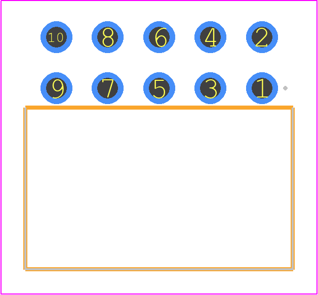 SSW-105-03-E-D-RA - SAMTEC PCB footprint - Other - Other - SSW-105-XX-YYY-D-RA