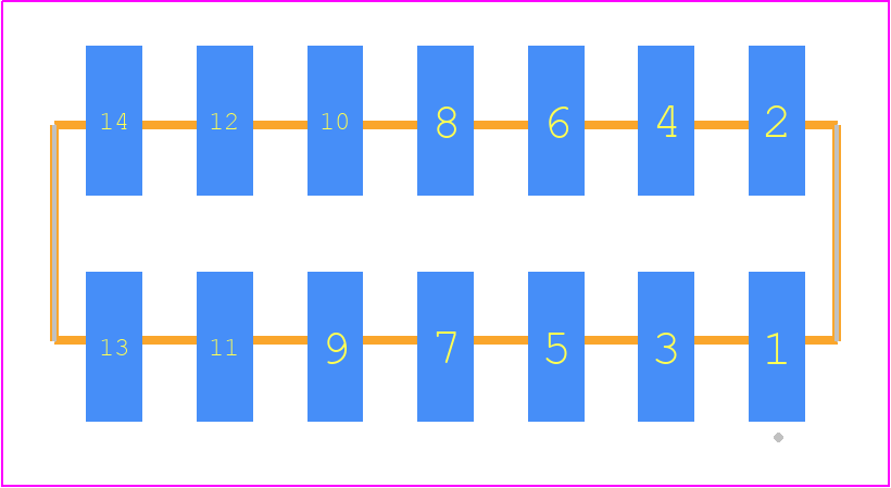 SSW-107-22-SM-D-VS - SAMTEC PCB footprint - Other - Other - SSW-107-22-XXX-D-VS