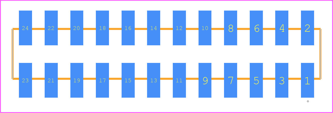 SSW-112-22-H-D-VS - SAMTEC PCB footprint - Other - Other - SSW-112-22-XXX-D-VS