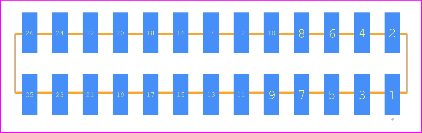 SSW-113-22-FM-D-VS - SAMTEC PCB footprint - Other - Other - SSW-113-22-XXX-D-VS