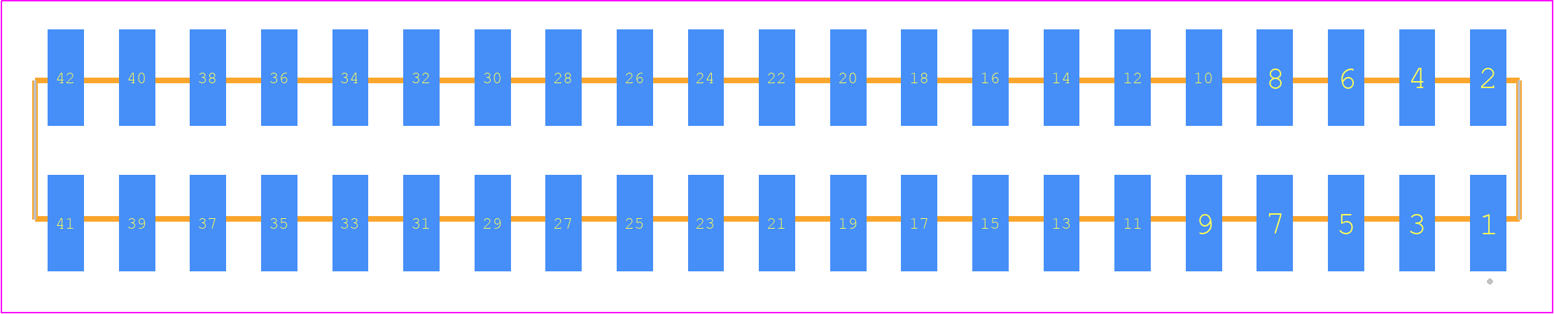 SSW-121-22-STL-D-VS - SAMTEC PCB footprint - Other - Other - SSW-121-22-XXX-D-VS