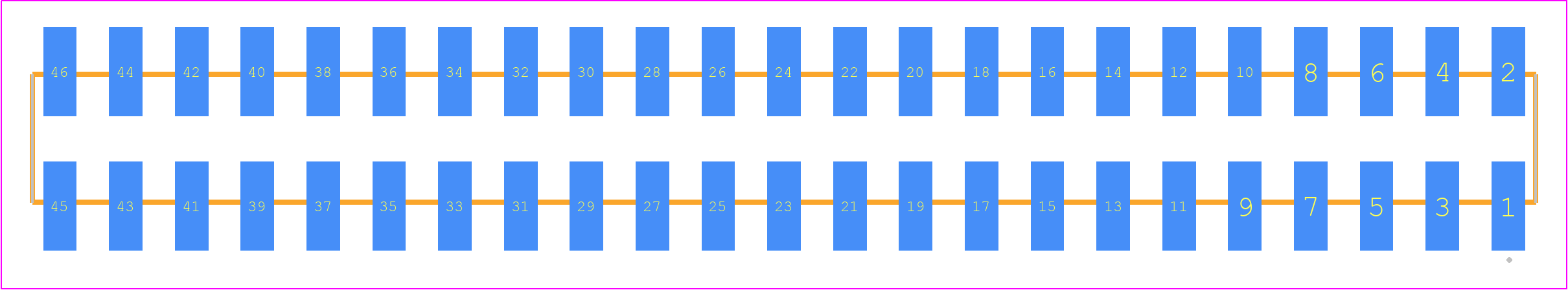 SSW-123-22-FM-D-VS - SAMTEC PCB footprint - Other - Other - SSW-123-22-XXX-D-VS