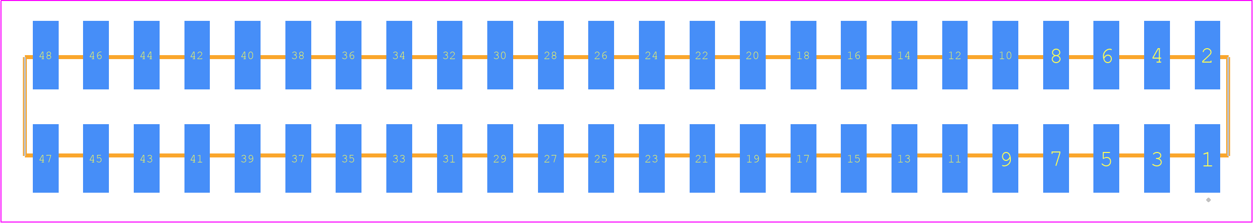 SSW-124-22-H-D-VS - SAMTEC PCB footprint - Other - Other - SSW-124-22-XXX-D-VS