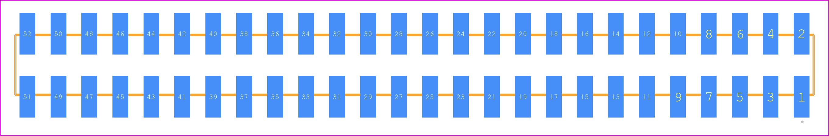SSW-126-22-STL-D-VS - SAMTEC PCB footprint - Other - Other - SSW-126-22-XXX-D-VS