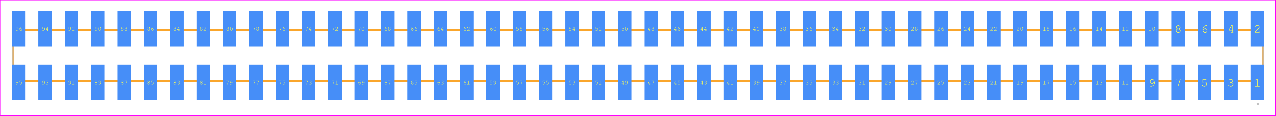 SSW-148-22-G-D-VS - SAMTEC PCB footprint - Other - Other - SSW-148-22-XXX-D-VS