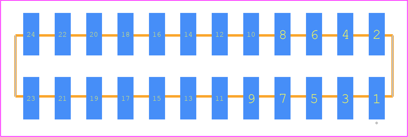 SSW-112-22-S-D-VS-K - SAMTEC PCB footprint - Other - Other - SSW-112-22-XXX-D-VS-K