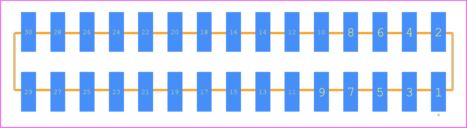 SSW-115-22-SM-D-VS-K - SAMTEC PCB footprint - Other - Other - SSW-115-22-XXX-D-VS-K