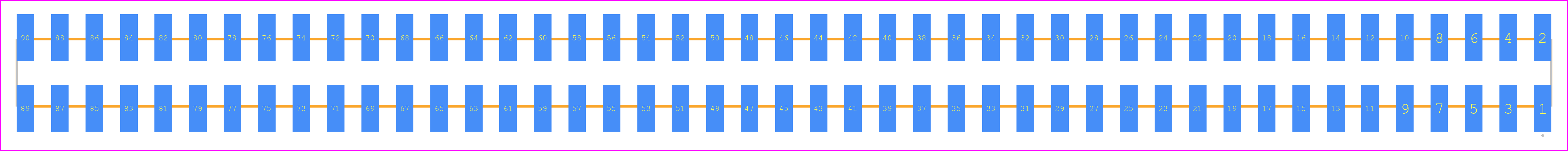 SSW-145-22-L-D-VS-K - SAMTEC PCB footprint - Other - Other - SSW-145-22-XXX-D-VS-K