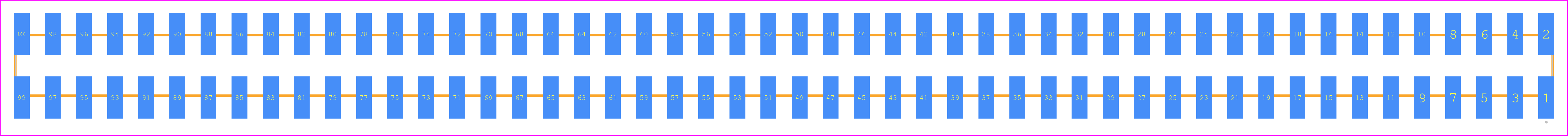 SSW-150-22-F-D-VS-K - SAMTEC PCB footprint - Other - Other - SSW-150-22-XXX-D-VS-K
