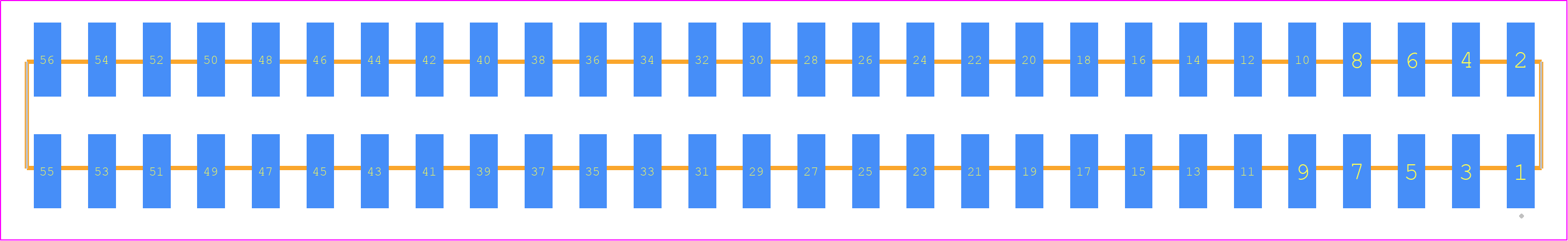 SSW-128-22-S-D-VS-P-TR - SAMTEC PCB footprint - Other - Other - SSW-128-22-XXX-D-VS-P-TR