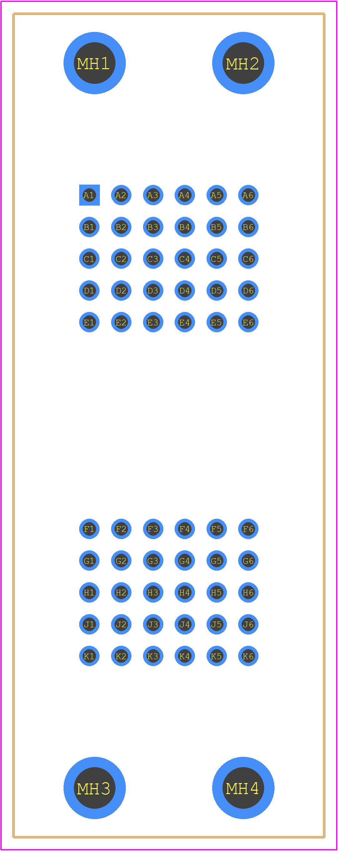 112139-0000 - ITT CANNON PCB footprint - Other - Other - 112139-0000-5