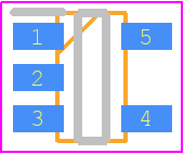 LDK130M18RY - STMicroelectronics PCB footprint - SOT23 (5-Pin) - SOT23 (5-Pin) - LDK130M18RY