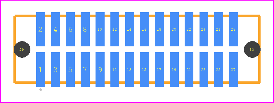 TFML-114-02-F-D-A - SAMTEC PCB footprint - Other - Other - TFML-114-02-XXX-D-A