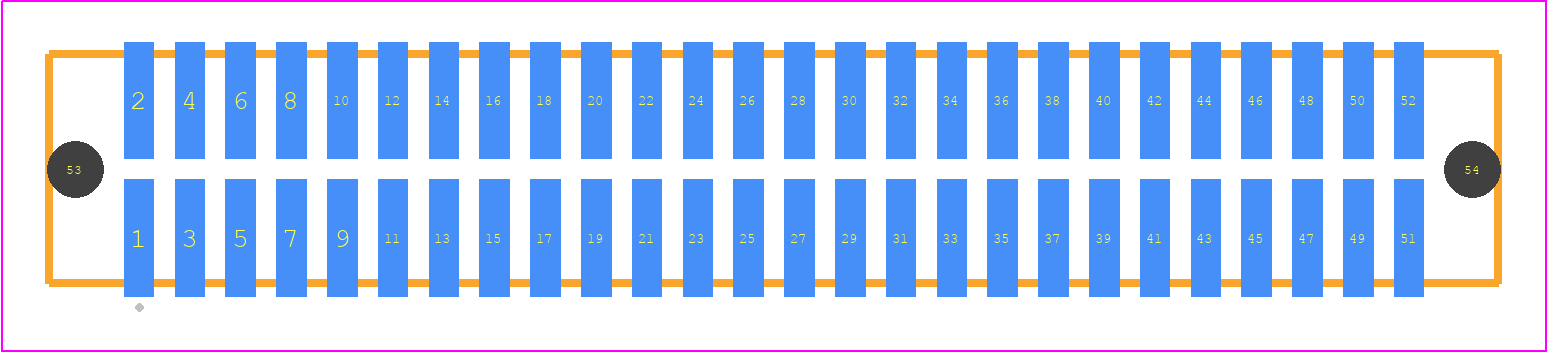 TFML-126-02-H-D-A-K-TR - SAMTEC PCB footprint - Other - Other - TFML-126-02-XXX-D-A-K-TR