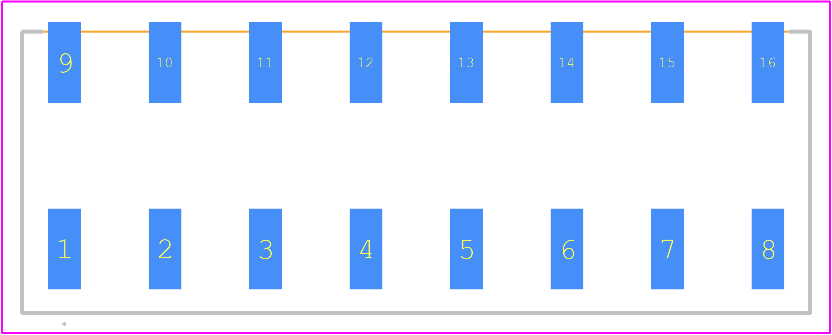 1473830000 - Weidmüller PCB footprint - Other - Other - 1473830000-2