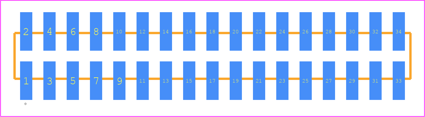TMM-117-04-LM-D-SM - SAMTEC PCB footprint - Other - Other - TMM-117-YY-XX-D-SM