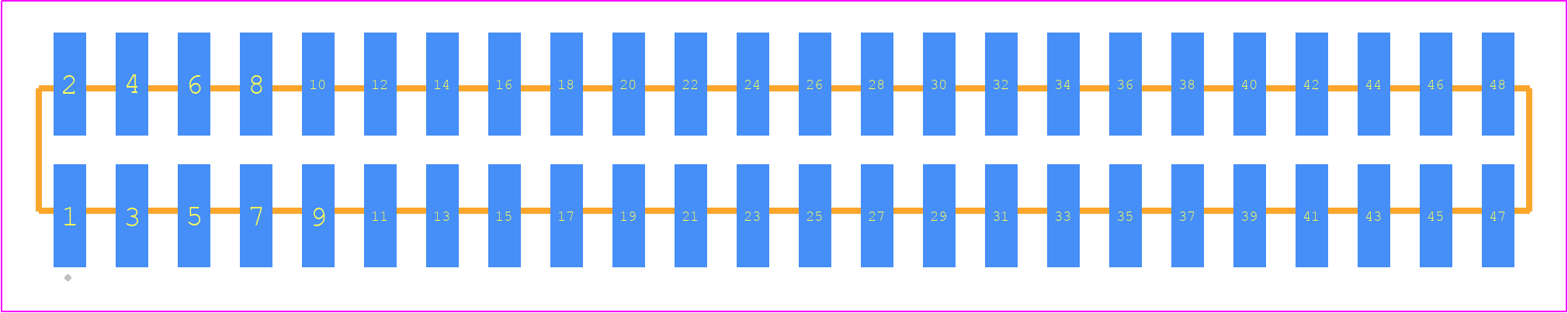 TMM-124-06-H-D-SM - SAMTEC PCB footprint - Other - Other - TMM-124-YY-XX-D-SM