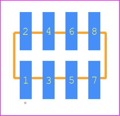 TMM-104-04-T-D-SM-P-TR - SAMTEC PCB footprint - Other - Other - TMM-104-YY-XX-D-SM-P-TR