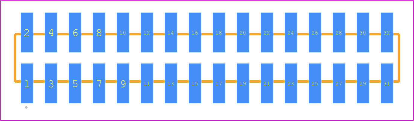TMM-116-01-H-D-SM-P-TR - SAMTEC PCB footprint - Other - Other - TMM-116-YY-XX-D-SM-P-TR