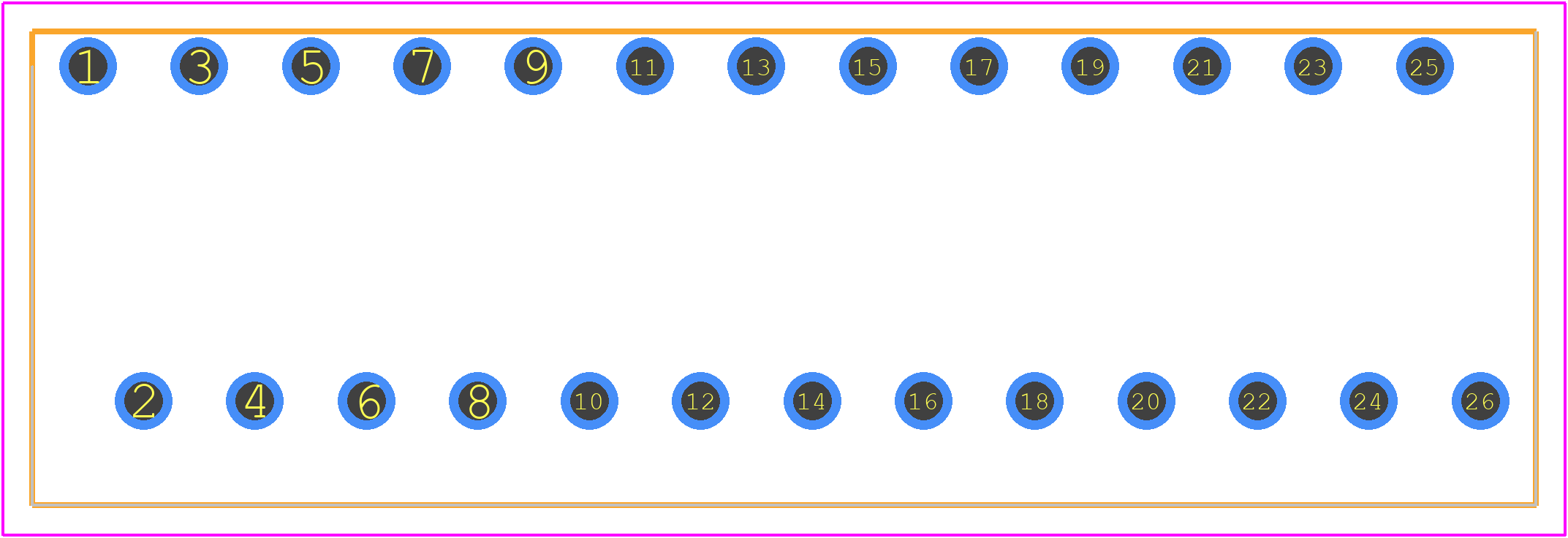 EK381V4L-26P - Dinkle PCB footprint - Other - Other - EK381V4L-26P-1