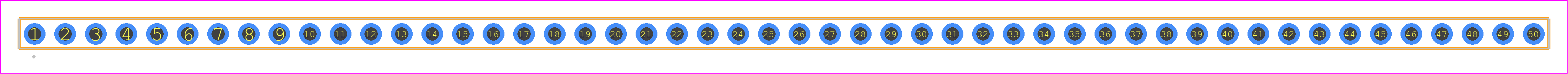 TMM-150-01-L-S - SAMTEC PCB footprint - Other - Other - TMM-150-XX-L-S