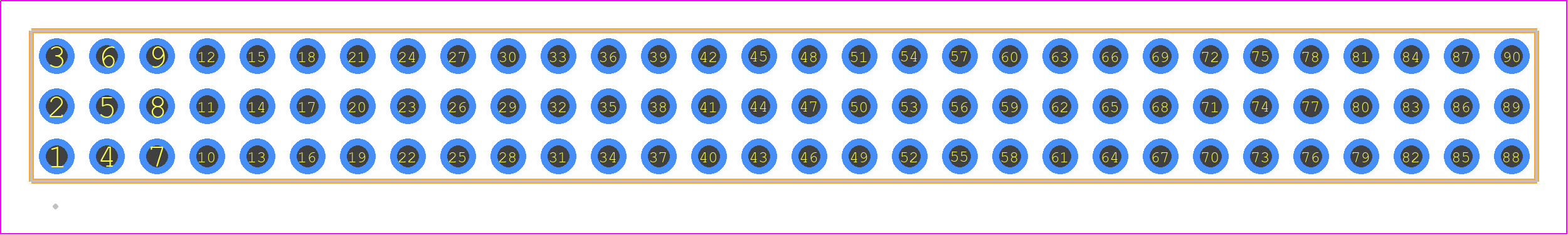 TMMH-130-05-TM-T - SAMTEC PCB footprint - Other - Other - TMMH-130-XX-YY-T