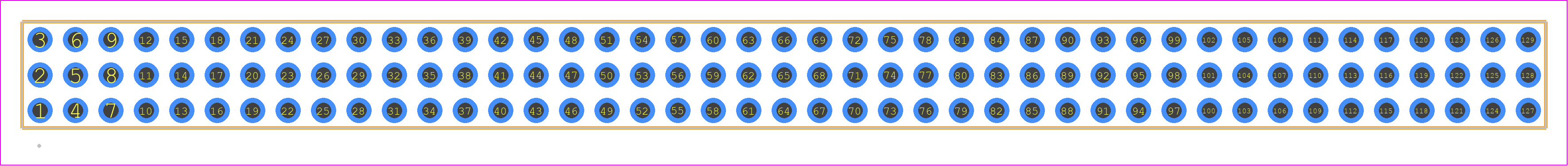 TMMH-143-01-LM-T - SAMTEC PCB footprint - Other - Other - TMMH-143-XX-YY-T