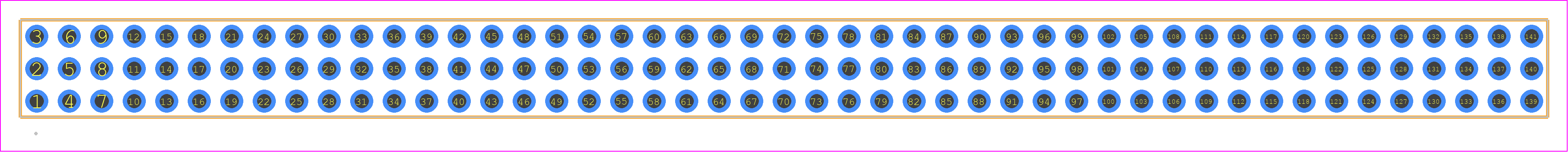 TMMH-147-01-SM-T - SAMTEC PCB footprint - Other - Other - TMMH-147-XX-YY-T