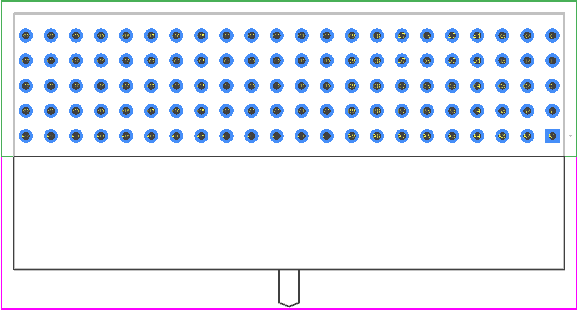 17341101101 - HARTING PCB footprint - Other - Other - 17341101101