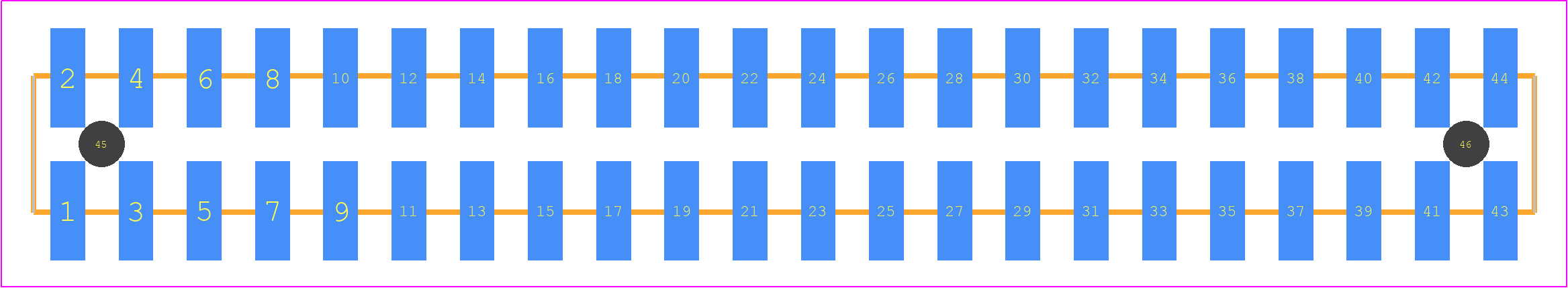 TSM-122-01-TM-DV-A-TR - SAMTEC PCB footprint - Other - Other - TSM-122-XX-YYY-DV-A-TR