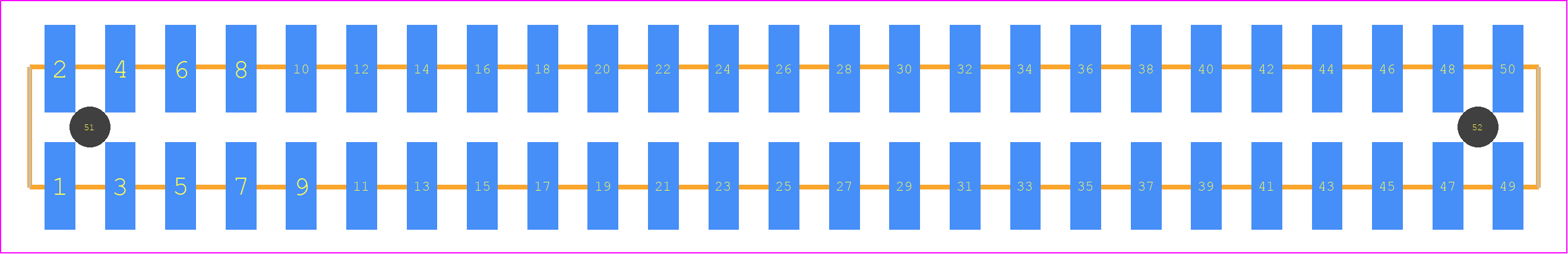 TSM-125-02-G-DV-A-TR - SAMTEC PCB footprint - Other - Other - TSM-125-XX-YYY-DV-A-TR