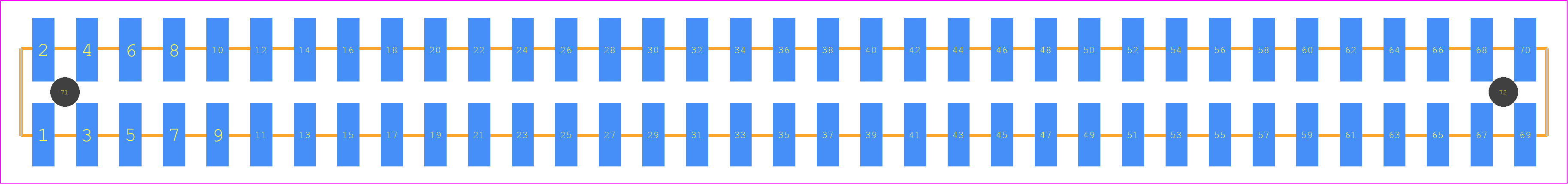 TSM-135-01-FM-DV-A-TR - SAMTEC PCB footprint - Other - Other - TSM-135-XX-YYY-DV-A-TR