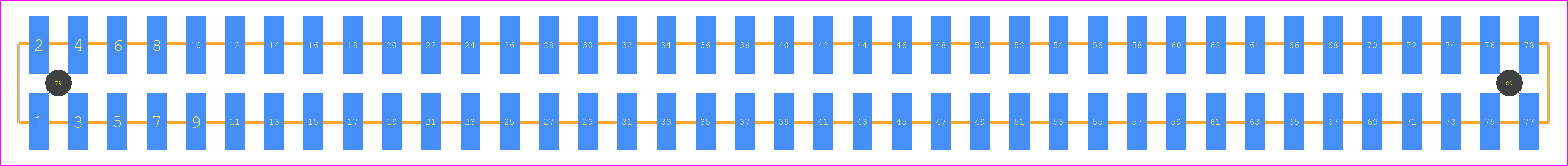 TSM-139-01-T-DV-A-TR - SAMTEC PCB footprint - Other - Other - TSM-139-XX-YYY-DV-A-TR