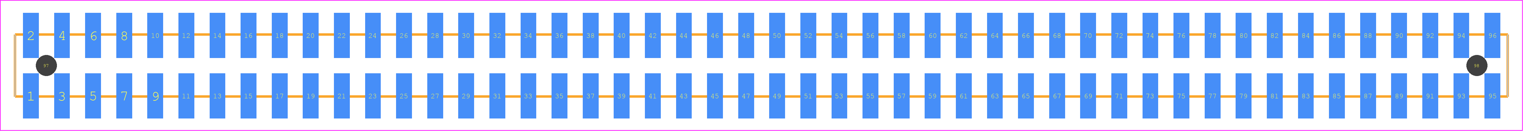 TSM-148-01-STL-DV-A-TR - SAMTEC PCB footprint - Other - Other - TSM-148-XX-YYY-DV-A-TR