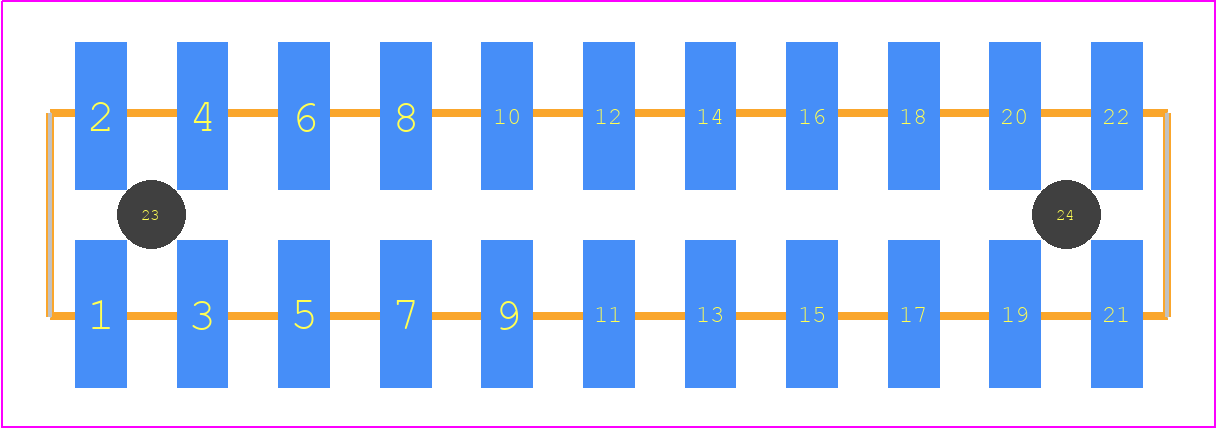 TSM-111-01-SS-DV-A-K-TR - SAMTEC PCB footprint - Other - Other - TSM-111-XX-YYY-DV-A-K-TR