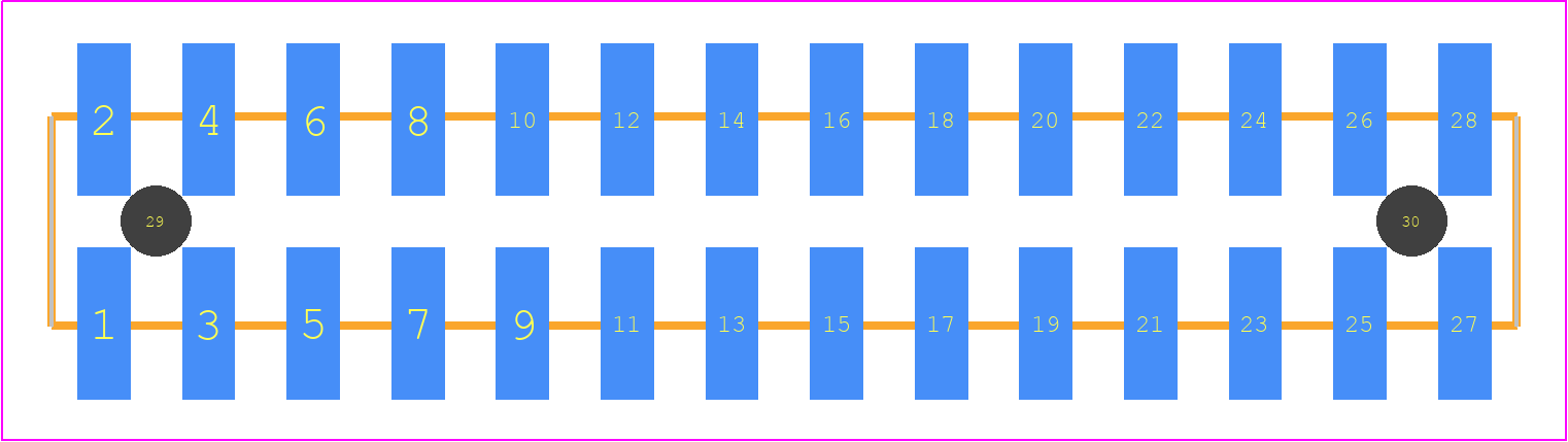 TSM-114-05-STL-DV-A-K-TR - SAMTEC PCB footprint - Other - Other - TSM-114-XX-YYY-DV-A-K-TR