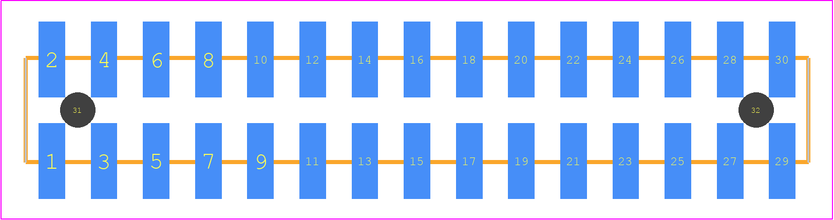 TSM-115-01-G-DV-A-K-TR - SAMTEC PCB footprint - Other - Other - TSM-115-XX-YYY-DV-A-K-TR