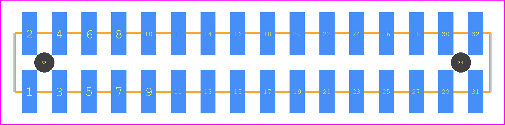 TSM-116-05-STL-DV-A-K-TR - SAMTEC PCB footprint - Other - Other - TSM-116-XX-YYY-DV-A-K-TR