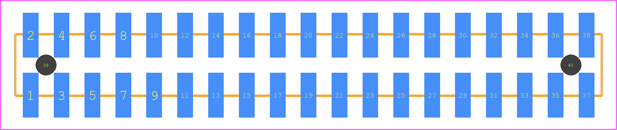TSM-119-03-G-DV-A-K-TR - SAMTEC PCB footprint - Other - Other - TSM-119-XX-YYY-DV-A-K-TR