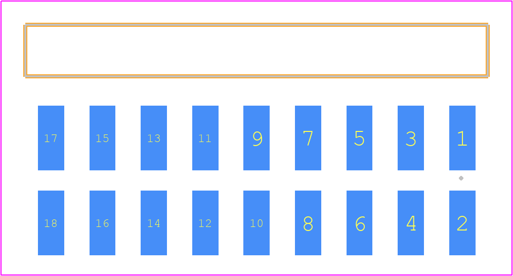 TSM-109-04-T-DH - SAMTEC PCB footprint - Other - Other - TSM-109-ZZ-YYY-DH