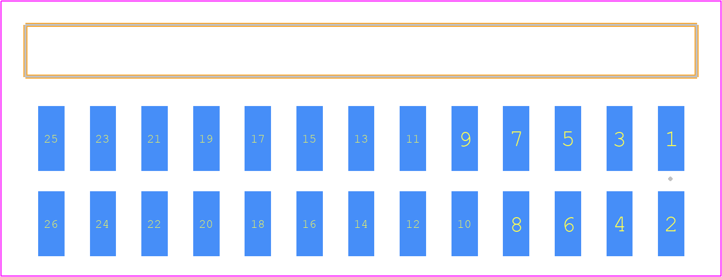 TSM-113-03-H-DH - SAMTEC PCB footprint - Other - Other - TSM-113-ZZ-YYY-DH