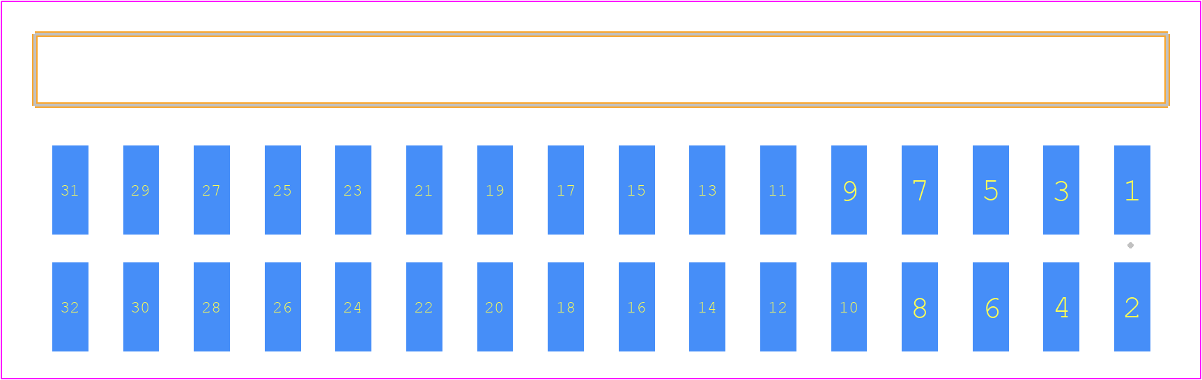 TSM-116-02-F-DH - SAMTEC PCB footprint - Other - Other - TSM-116-ZZ-YYY-DH
