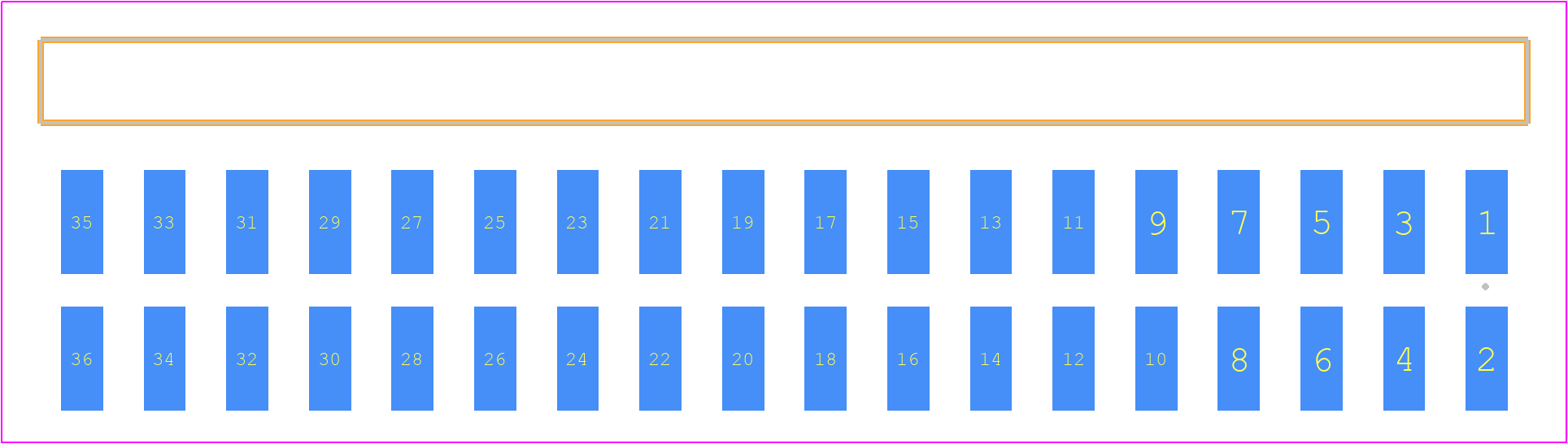 TSM-118-02-SS-DH - SAMTEC PCB footprint - Other - Other - TSM-118-ZZ-YYY-DH