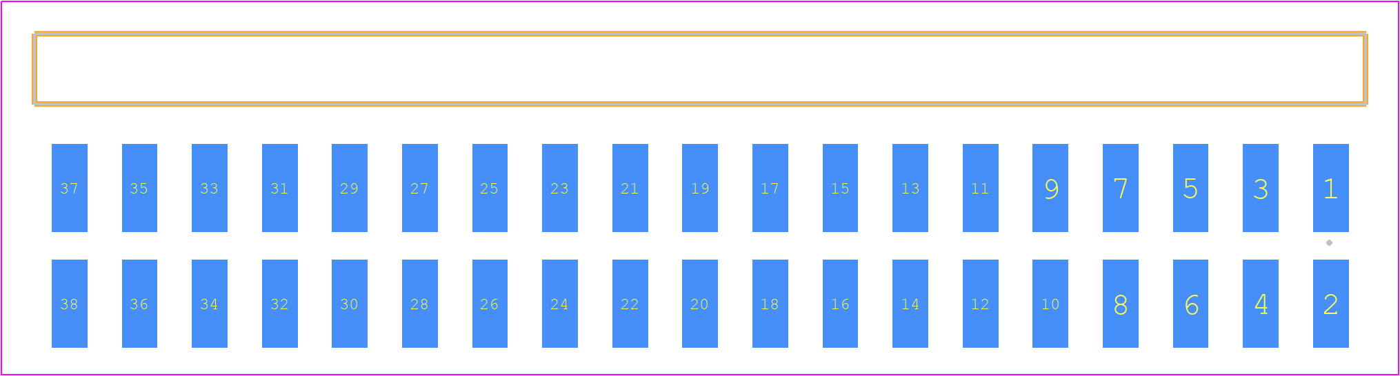 TSM-119-03-S-DH - SAMTEC PCB footprint - Other - Other - TSM-119-ZZ-YYY-DH