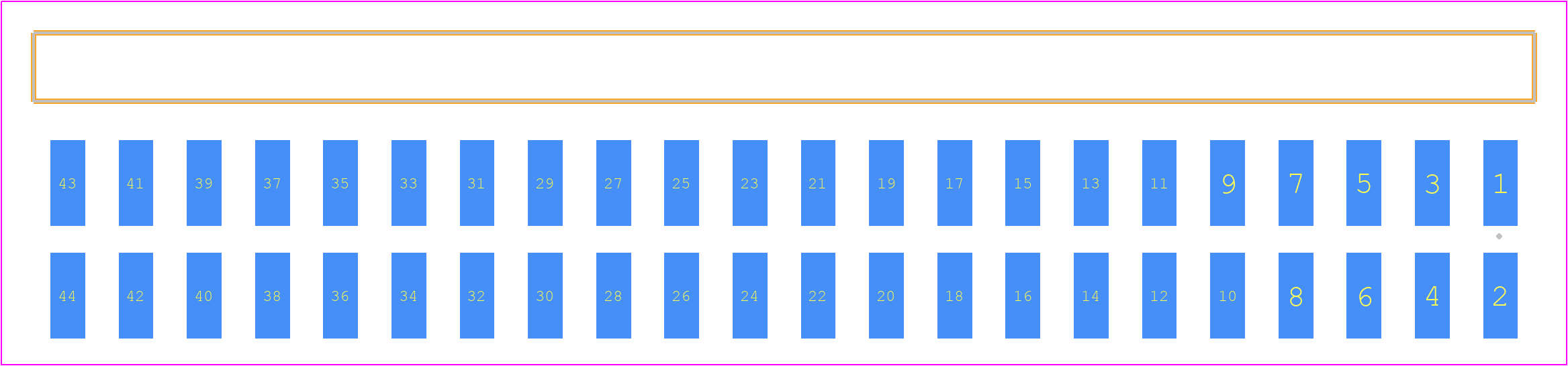 TSM-122-04-T-DH - SAMTEC PCB footprint - Other - Other - TSM-122-ZZ-YYY-DH