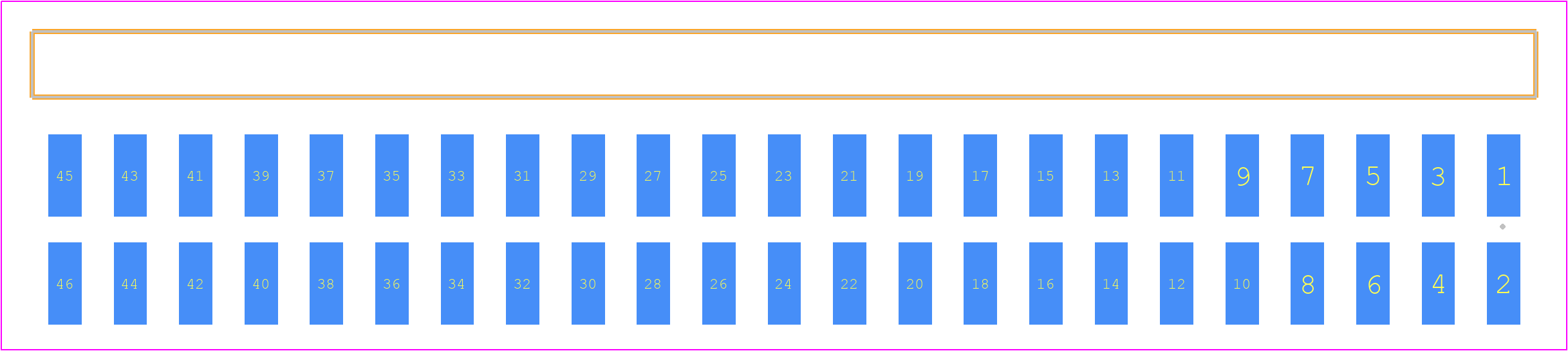 TSM-123-04-F-DH - SAMTEC PCB footprint - Other - Other - TSM-123-ZZ-YYY-DH