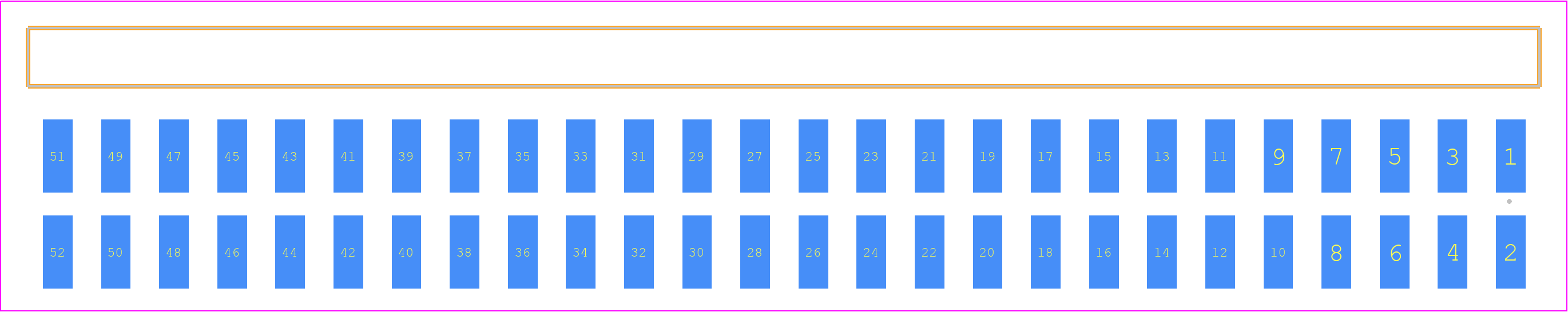 TSM-126-04-H-DH - SAMTEC PCB footprint - Other - Other - TSM-126-ZZ-YYY-DH