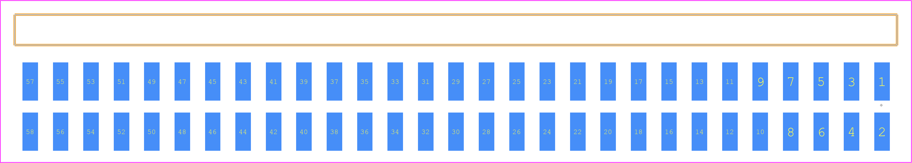 TSM-129-03-S-DH - SAMTEC PCB footprint - Other - Other - TSM-129-ZZ-YYY-DH